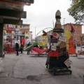 San Ghetto Martire pronto per il 43° Corteo di Carnevale di Scampia, domenica 2 marzo 2025. Ph Maria Reitano.