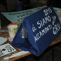 La tenda per la Gru ai laboratori per il 31° Corteo di Carnevale di Scampia, 2013. <em>Ph. Martina Pignataro.</em>