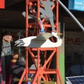 Allestimento della Gru per il 32° Corteo di Carnevale di Scampia, domenica 2 marzo 2014. <em>Ph. Martina Pignataro.</em>