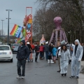 La Gru al 32° Corteo di Carnevale di Scampia, domenica 2 marzo 2014. <em>Ph. Aniello Gentile.</em>