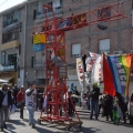 La Gru al 37° Corteo di Carnevale di Scampia, domenica 3 marzo 2019. <em>Ph. Aniello Gentile.</em>