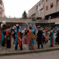 La Titubanda e la MalaMurga nel lotto P con il 27° Corteo di Carnevale di Scampia, domenica 27 febbraio 2007. <em>Ph Aniello Gentile</em>.