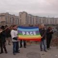La Titubanda a Largo Battaglia al termine del 27° Corteo di Carnevale di Scampia, domenica 27 febbraio 2007. <em>Ph Aniello Gentile</em>.