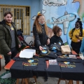 Banchetto della BandaBaleno al termine del 40° Corteo di Carnevale di Scampia, domenica 27 febbraio 2022. <em>Ph Martina Pignataro</em>.