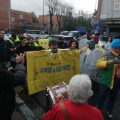 L’associazione “Claudio Miccoli” in versione “Libro dei Corsi e Ricorsi” al 42° Corteo di Carnevale di Scampia, domenica 11 febbraio 2024. Ph Martina Pignataro.