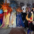 Maschere pronte per il 42° Corteo di Carnevale di Scampia, domenica 11 febbraio 2024. Ph Ferdinando Kaiser.