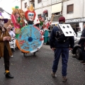 Il carro di Chikù e “GattaBlu” al 42° Corteo di Carnevale di Scampia, domenica 11 febbraio 2024. Ph Maria Reitano.