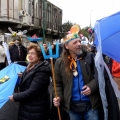 Mare Libero e Gratuito Napoli al 42° Corteo di Carnevale di Scampia, domenica 11 febbraio 2024. Ph Maria Reitano.