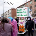 La “Little Free Library” al 42° Corteo di Carnevale di Scampia, domenica 11 febbraio 2024. Ph Maria Reitano.