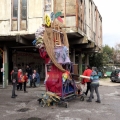 Il cervello sveglio del GRIDAS torna in sede dopo il 42° Corteo di Carnevale di Scampia, domenica 11 febbraio 2024. Ph Maria Reitano.