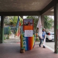 Allestimento del carro dell’ARCI Scampia per il 43° Corteo di Carnevale di Scampia, domenica 2 marzo 2025. Ph Maria Reitano.