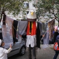 L’aquila dal Carnevale Sociale di Pianura a Scampia per il 43° Corteo di Carnevale di Scampia, domenica 2 marzo 2025. Ph Maria Reitano.