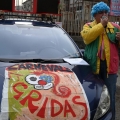 Spiegazioni e indicazioni del 43° Corteo di Carnevale di Scampia, domenica 2 marzo 2025. Ph Ferdinando Kaiser.