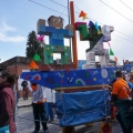 La barca di CasArcobaleno al 43° Corteo di Carnevale di Scampia, domenica 2 marzo 2025. Ph Maria Reitano.