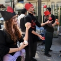 Il Circo Corsaro al 43° Corteo di Carnevale di Scampia, domenica 2 marzo 2025. Ph Ferdinando Kaiser.