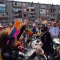 Il Frente Murguero Italiano al 43° Corteo di Carnevale di Scampia, domenica 2 marzo 2025. Ph Ferdinando Kaiser.