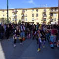 Il Frente Murguero Italiano entra nel rione Ises con il 43° Corteo di Carnevale di Scampia, domenica 2 marzo 2025. Ph Ferdinando Kaiser.