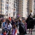 La maschera della Morte al 43° Corteo di Carnevale di Scampia, domenica 2 marzo 2025. Ph Maria Reitano.