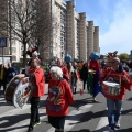 La Banda del GRIDAS al 43° Corteo di Carnevale di Scampia, domenica 2 marzo 2025. Ph Ferdinando Kaiser.