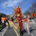 Il Sole-solare al 43° Corteo di Carnevale di Scampia, domenica 2 marzo 2025. Ph Ferdinando Kaiser.