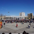 Conclusione del 43° Corteo di Carnevale di Scampia in Piazza, domenica 2 marzo 2025. Ph Maria Reitano.