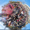 La Piazza come piace a noi. Domenica 2 marzo 2025. Frame di un video girato con la action camera Insta360 x4 da Ferdinando Kaiser.
