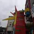 La Mantide sulla Rosa dei Venti pronta per il 41° Corteo di Carnevale di Scampia, domenica 19 febbraio 2023. Ph. Martina Pignataro.