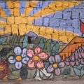 Mural al Quadrivio Arzano (Napoli), 1982. Vista parziale.