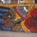 Mural al Quadrivio Arzano (Napoli), 1982. Vista parziale.