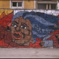 Mural al Quadrivio Arzano (Napoli), 1982. Vista parziale.