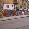 Mural al Quadrivio Arzano (Napoli), 1982. Vista parziale.