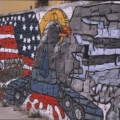 Mural al Quadrivio Arzano (Napoli), 1982. Vista parziale.