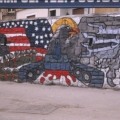 Mural al Quadrivio Arzano (Napoli), 1982. Vista parziale.