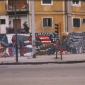 Mural al Quadrivio Arzano (Napoli), 1982. Vista parziale.