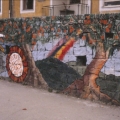 Mural al Quadrivio Arzano (Napoli), 1982. Vista parziale.