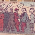 Mural al Quadrivio Arzano (Napoli), 1982. Vista parziale. Ph Archivio GRIDAS.