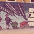 Mural al Quadrivio Arzano (Napoli), 1982. Vista parziale. Ph Archivio GRIDAS.