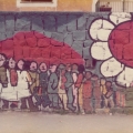 Mural al Quadrivio Arzano (Napoli), 1982. Vista parziale. Ph Archivio GRIDAS.
