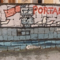 Mural al Quadrivio Arzano (Napoli), 1992. Vista parziale. Ph Archivio GRIDAS.