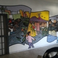 Mural alla ex-scuola media “Giotto” (San Giovanni a Teduccio, Napoli). Fotografato nell’aprile 2022 da Emma Ferulano.