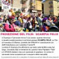 Locandina per la proiezione di "Scampia Felix".