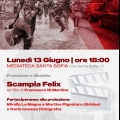 Locandina per la proiezione di "Scampia Felix".