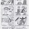 Filastrocca scritta e illustrata da Felice per il Carnevale 1994 e per il controvertice del luglio 1994.