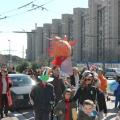 Corteo in via Fratelli Cervi. ph: Aniello Gentile