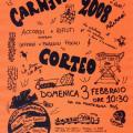 Locandina per il 26° Corteo di Carnevale promosso dal GRIDAS a Scampìa.