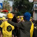 Gli imprenditori del nord e i loro rifiuti tossici, direttamente da Bologna per il Carnevale di Scampìa. ph. Aniello Gentile.