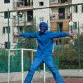 Un rifiuto tossico bolognese blu... ph. Aniello Gentile.
