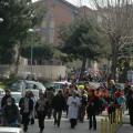 Il corteo attraversa l