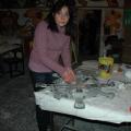 Anna al timone (legno e cartone), gennaio 2010.ph. Martina Pignataro.