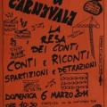 Locandina per il 29° Corteo di Carnevale di Scampia.